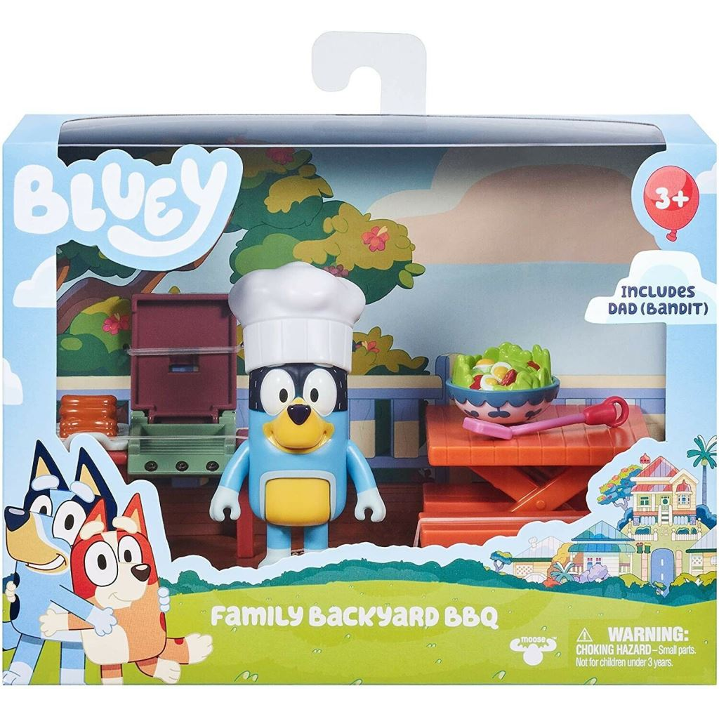 Moose Bluey Family Backyard BBQ szett (BLU13030 / 630996130308) (BLU13030)