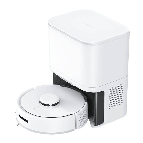 Прахосмукачка, SwitchBot, Със събирателна станция, 2500pa, 120min, 45dB, 150ml, Бяла