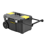 Кутия Stanley Essential STST1-80150, за съхранение на инструменти, размери 40 x 34,5 x 64,5 см, 2 колела, телескопична дръжка
