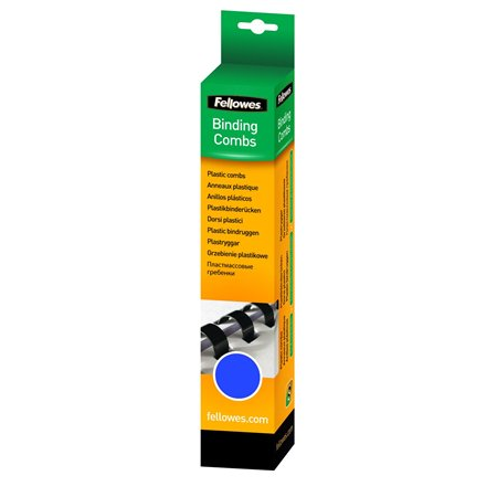 Fellowes 12mm műanyag spirál 56-80 laphoz - Kék (25 db) (5331302)