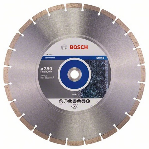 Bosch 2608602603 Professional For Stone Gyémánt Vágótárcsa - 350 x 25,4 mm (2608602603)