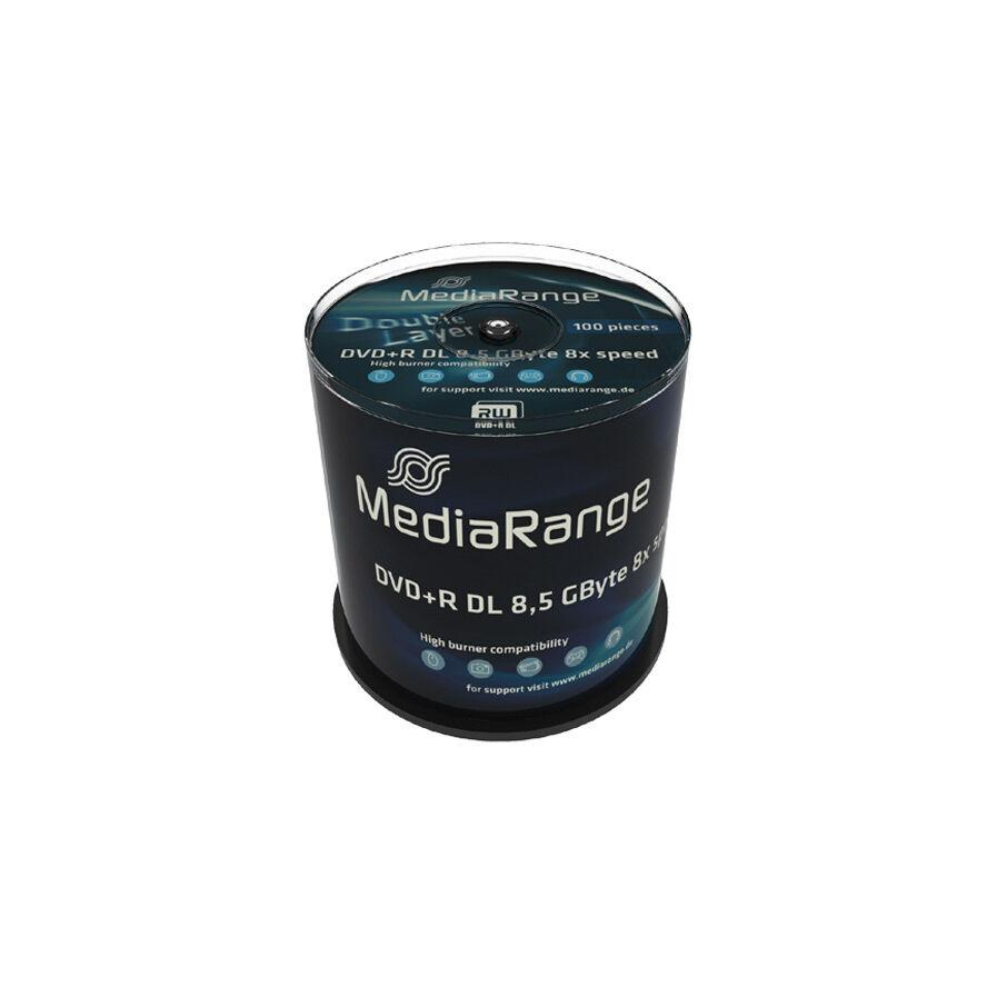 DVD MediaRange DVD+R 8,5 GB 100 ks (MR470)