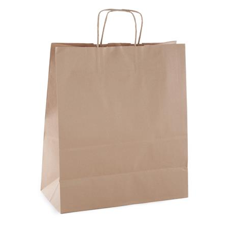 Apli 24x11x31 cm Ajándéktasak (50db) - Barna (101645)