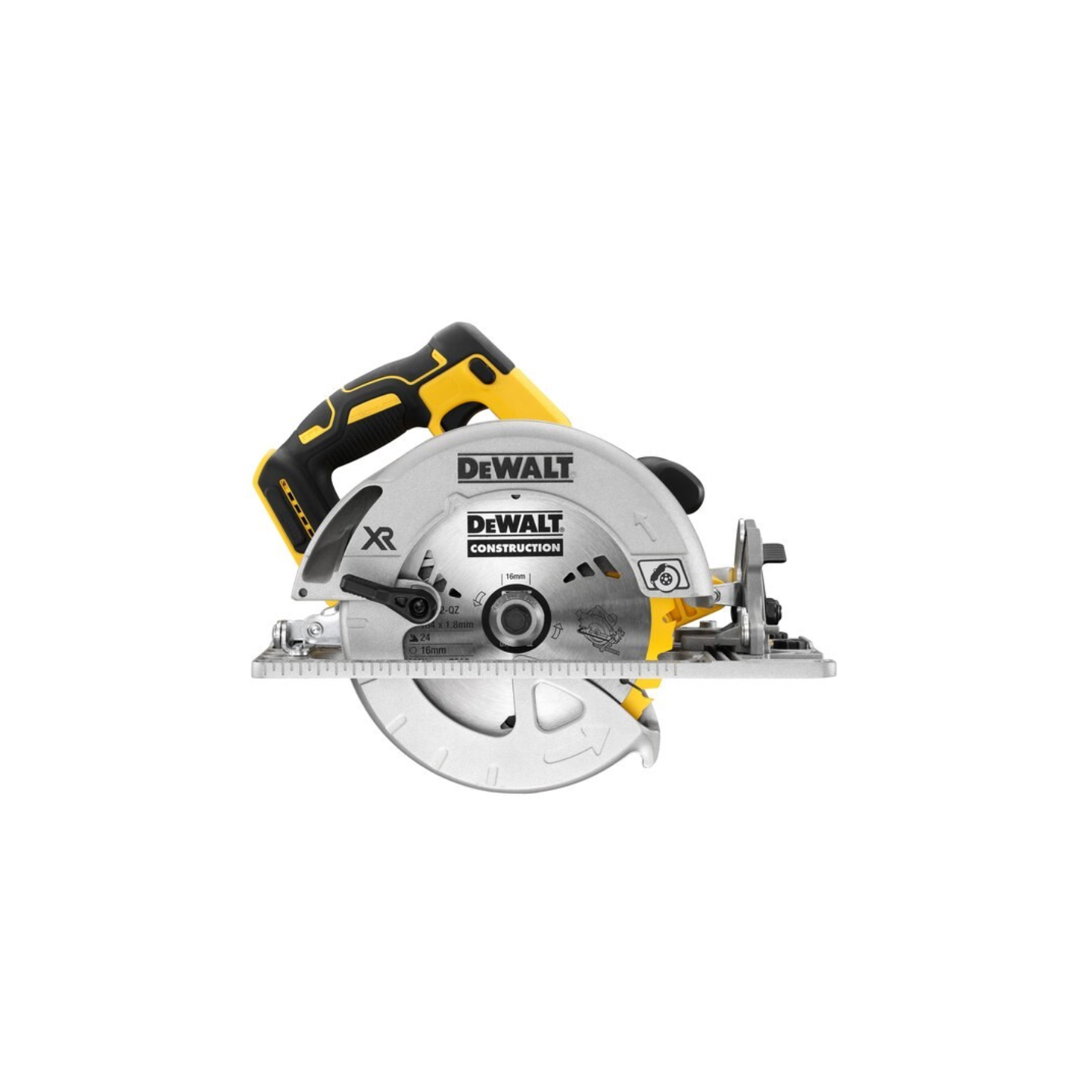 DeWalt DCS572NT Akkumulátoros körfűrész (akku és töltő nélkül) (DCS572NT)