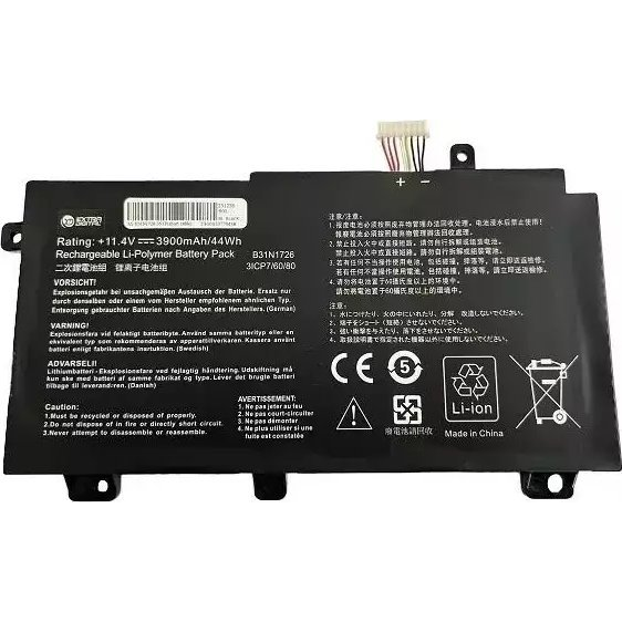 Bateria Extra Digital Nešiojamo kompiuterio baterija ASUS B31N1726, 3900mAh, Extra Digital Advanced