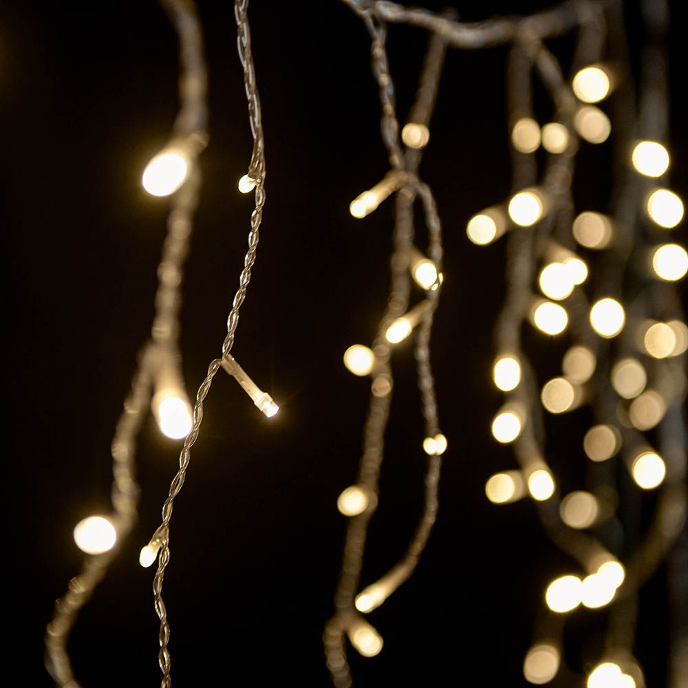 Dekortrend KAT 201 Crystalline Kül-/Beltéri LED fényfüzér 3m - Meleg fehér (KAT 201)