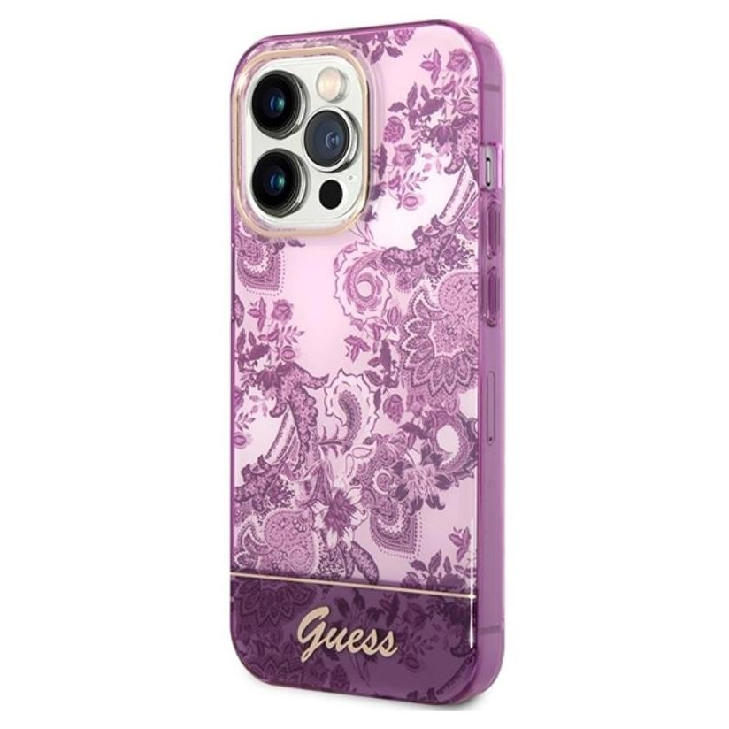 Guess iPhone 14 Pro Max Tok - Lila (GUHCP14XHGPLHF)