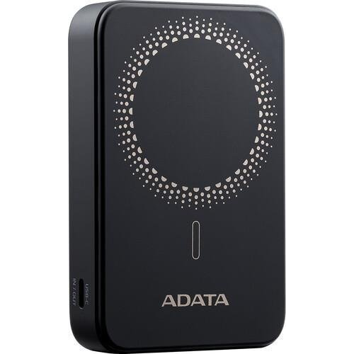 ADATA PR100-12BK külső akkumulátor Lítium-polimer (LiPo) 10000 mAh Vezeték nélkül tölthető Fekete (PR100-12BK)