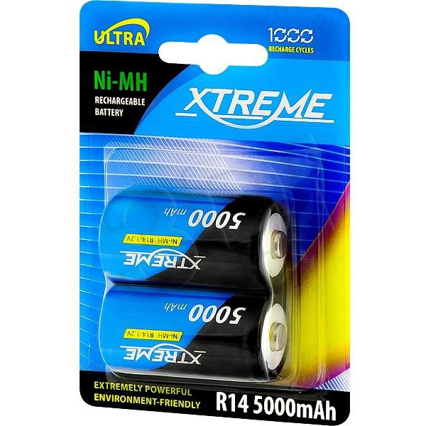 82-603# Akkumulátor r14 Ni-mh 5000 mAh Xtreme r14 Ni-mh 5000 mAh Xtreme (82-603#)