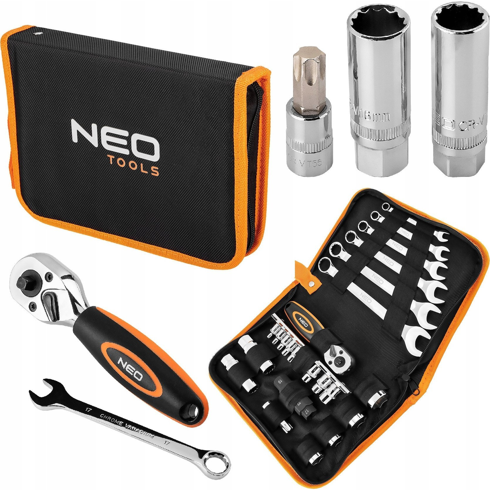 Neo Tools Motoros Szerszám készlet (25 darabos) (T N10-500)
