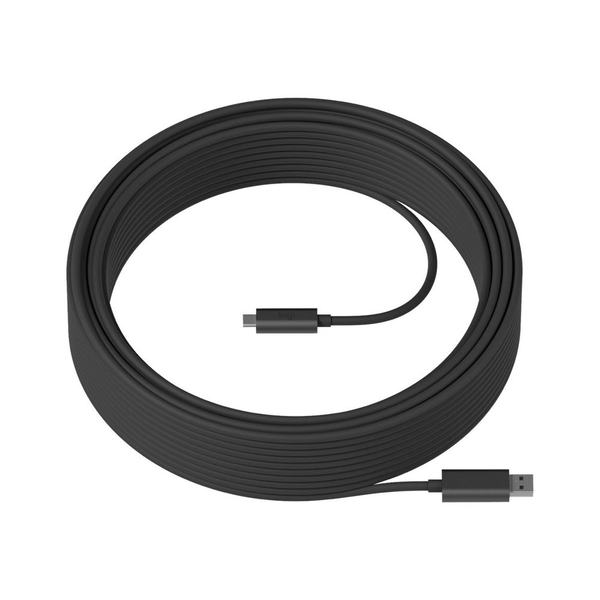 Logitech Strong USB-kabel USB 3.2 Gen 2 (3.1 Gen 2) 10 m USB A USB C Grafit