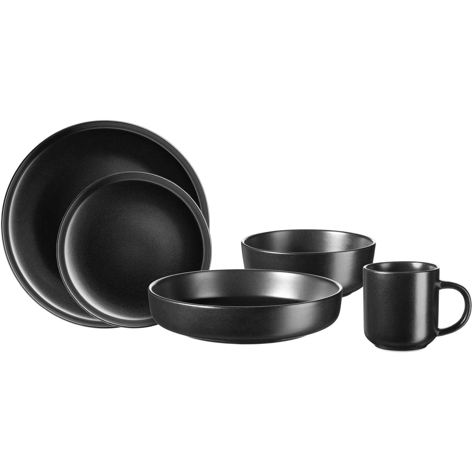 Mäser BLACK MAT ALENIA Étkészlet 10 db (674340)