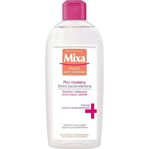  Mixa Płyn micelarny do cery zaczerwienionej 400ml