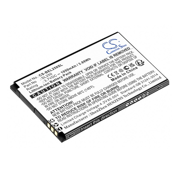 Cameron Sino Li-Ion akku (3,7V / 1050mAh, Bea-fon SL250 kompatibilis) FEKETE (CS-BEL250SL)