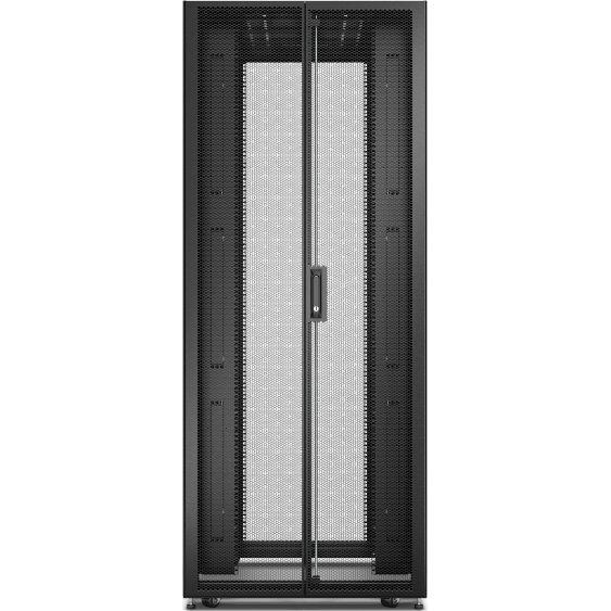 APC Easy Rack 800mm/42U/800mm with Roof, Side panel,castors,feet and 4 Brackets, No Bottom, black (ER8282)