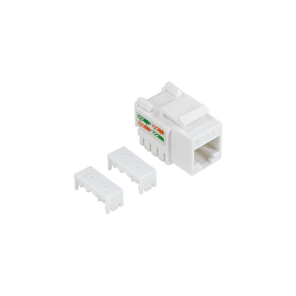 Logilink Cat.6 Keystone jack UTP, 90 -os IDC, 10 db