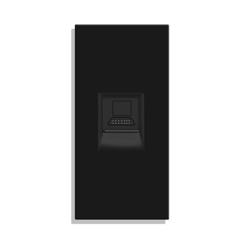 SMARTZILLA moduláris RJ45 csatlakozó fekete (2033598) (smart2033598)