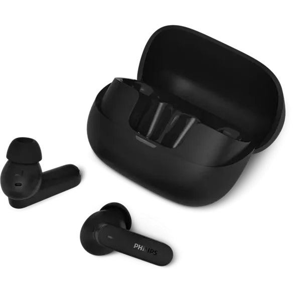Philips TAT3000BK/00 hovedtelefoner/headset True Wireless Stereo (TWS) I ørerne Opkald/musik USB Type-C Bluetooth Sort
