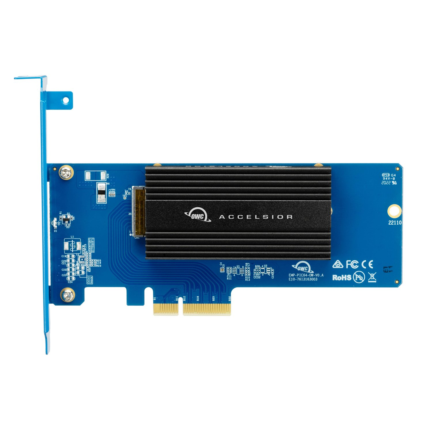 OWC Accelsior 1M2 1x belső M.2 NVMe port bővítő PCIe (OWCSACL1M)