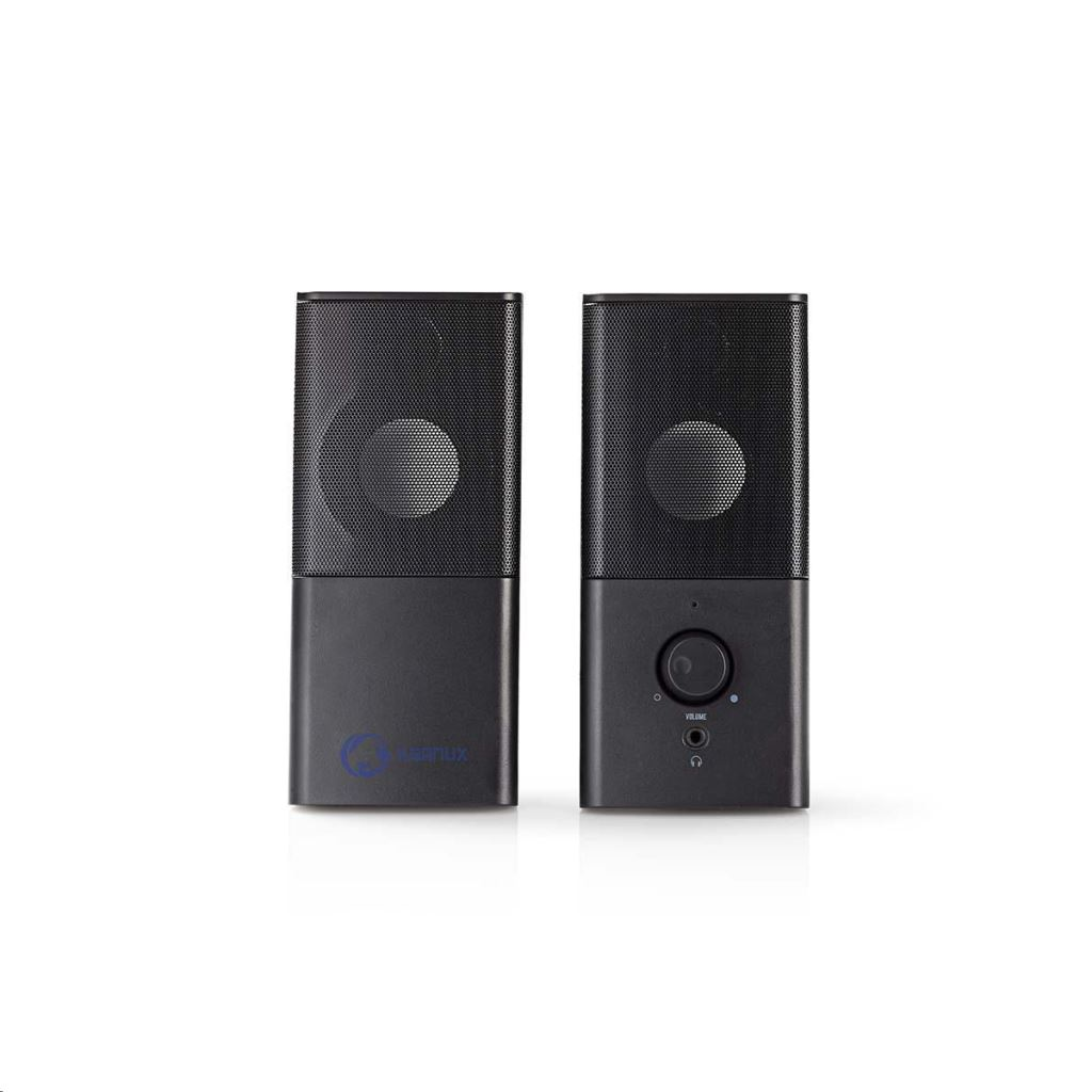 Sada reproduktorov 2.0 Nedis Gaming Speakers čierna (GSPR10020BK)
