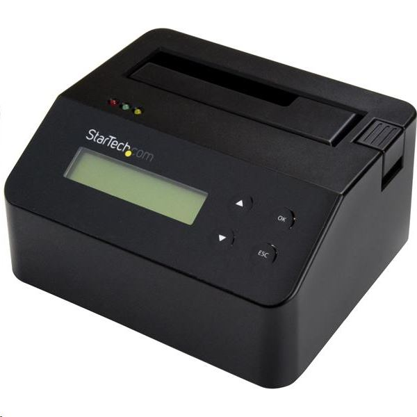 StarTech.com SDOCK1EU3P2 kopienhed til digital medie HDD/SSD duplikator 1 Kopier Sort