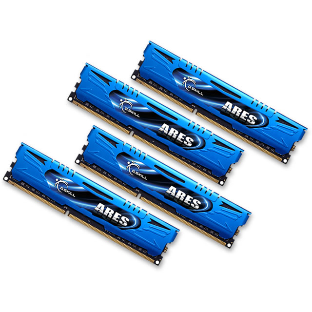 G.Skill Ares 32GB DDR3-2400 MHz Quad-Kit (4x8GB) CL11 (F3-2400C11Q-32GAB)