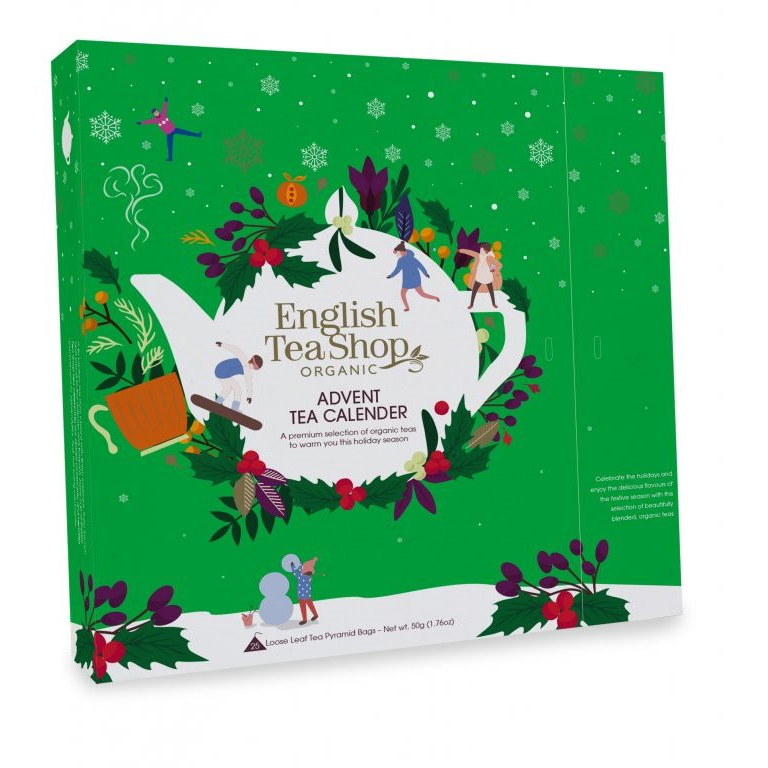 English Tea Shop, Adventi naptár Zöld, 25 piramis (58397)