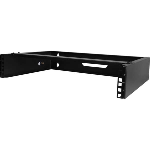 StarTech.com RACK-2U-14-BRACKET stativ Vægmonteret stativ Sort
