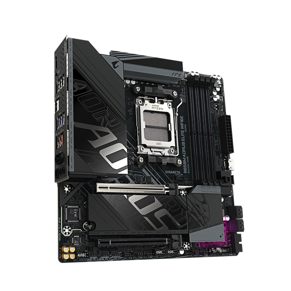 GIGABYTE Alaplap AM5 B850M AORUS ELITE WIFI6E AMD B850, mATX (B850M AORUS ELITE WIFI6E)