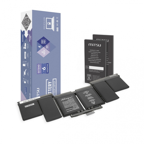 Baterie pro notebooky Apple Li-polymerová 8755 mAh Mitsu