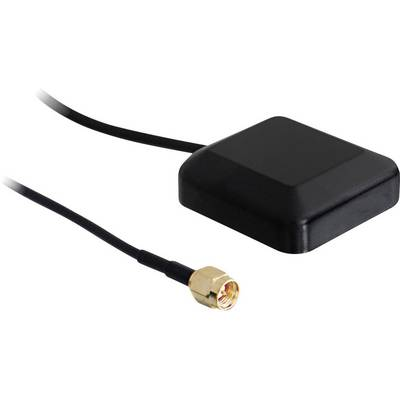 Navilock NL-69AT SMA GPS vevő Fekete (NL-69ATSMA)