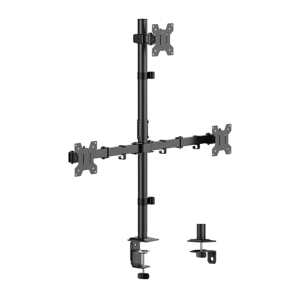 Logilink Triple Monitor mount, 17"-32", steel, arm length: each 376mm