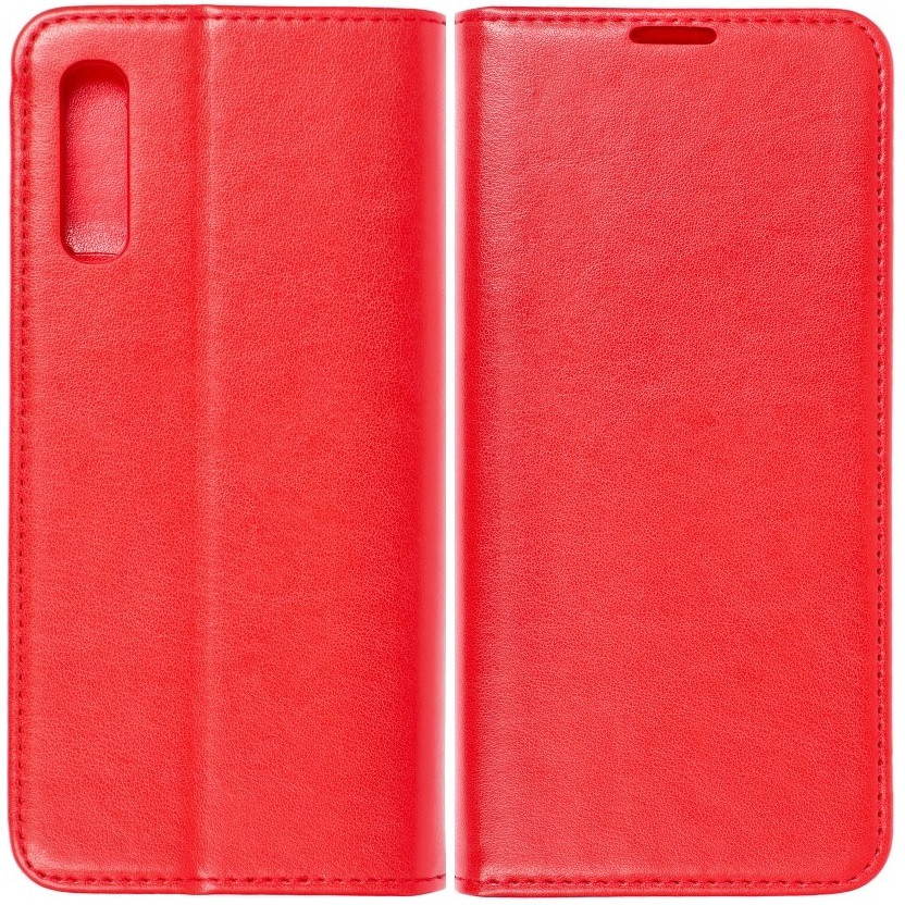 Samsung Galaxy S21 Plus 5G SM-G996, Oldalra nyíló tok, stand, Magnet Book, piros (96913)