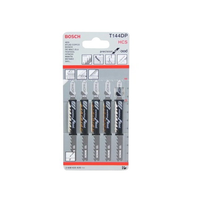 Bosch 2608633A35 T 144 DP Precision for Wood Szúrófűrészlap (5 db/csomag) (2608633A35)