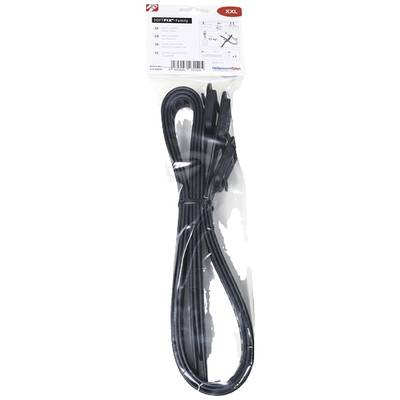 HellermannTyton 115-28898 SOFTFIX XXL-TPU-BK (3) Kábelkötöző 880 mm 28 mm Fekete 3 db (115-28898)