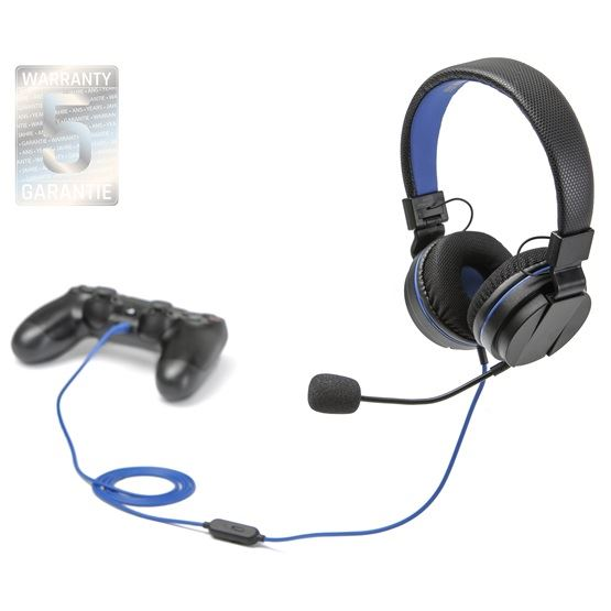 snakebyte HeadSet 4 PS4 gaming fejhallgató fekete (SB913082) (SB913082)