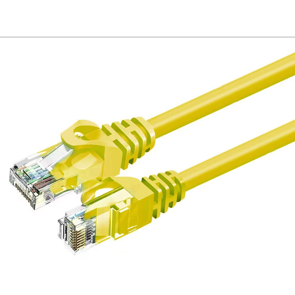 ZOY Kabel Sieciowy Ethernet Cat. 6 UTP CCA Żółty 7m