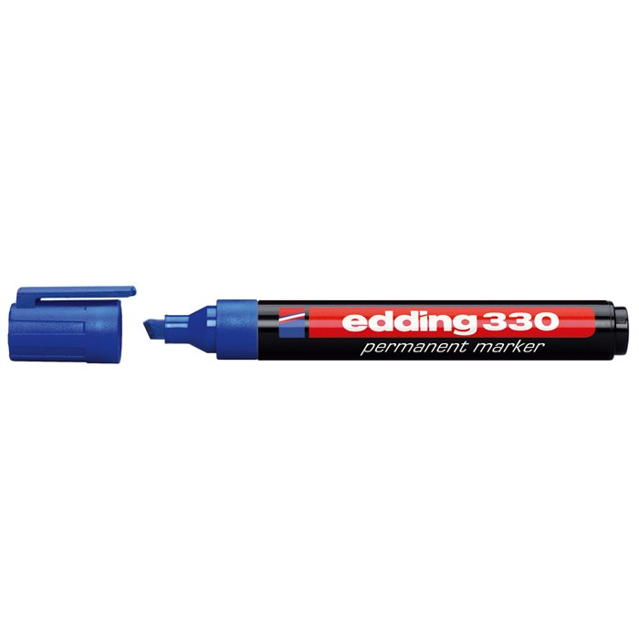 Edding 330 1-5mm Alkoholos marker - vágott - Kék (7580018002)