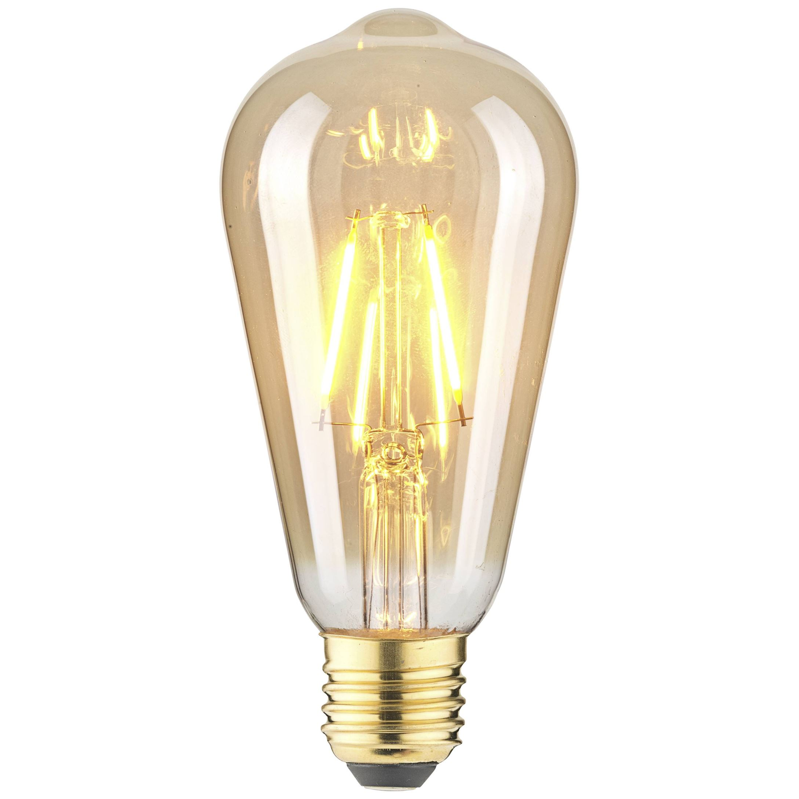 LightMe LED fényforrás rúd forma E27 2.5W borostyán (LM85057) (LM85057)