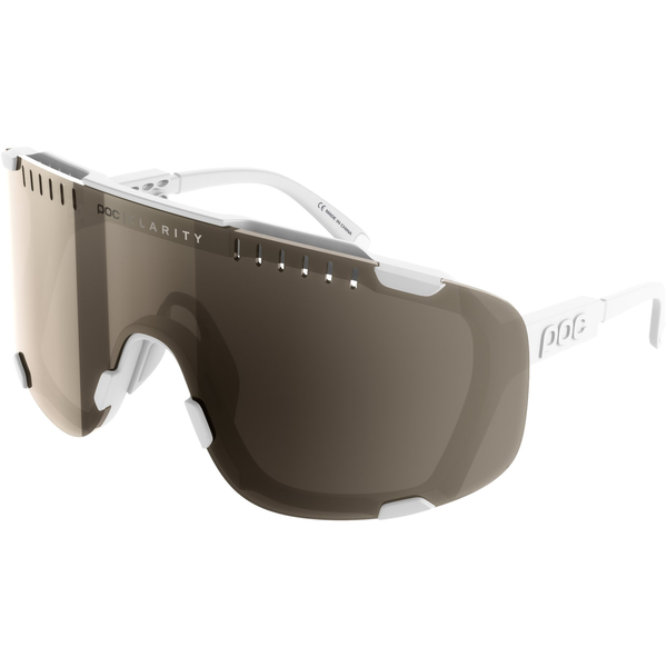 POC Devour Hydrogen White/Clarity Trail /Partly Sunny Silver One