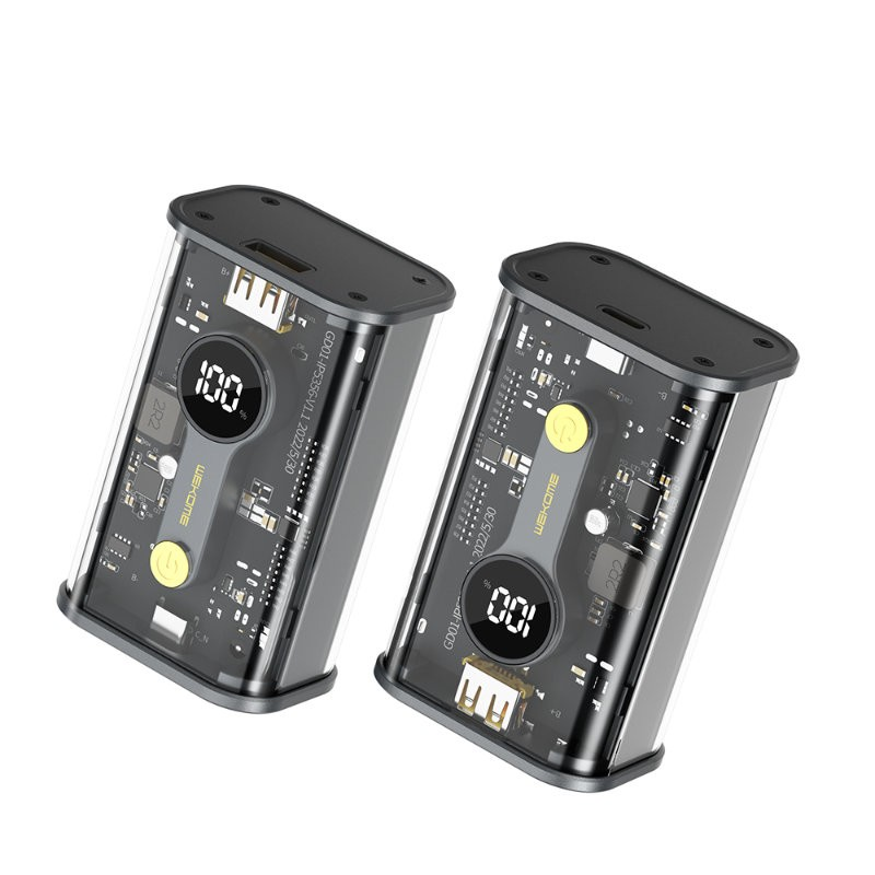 Wekome Vanguard Power bank 10000 mAh - Fekete (WK-WP-333)