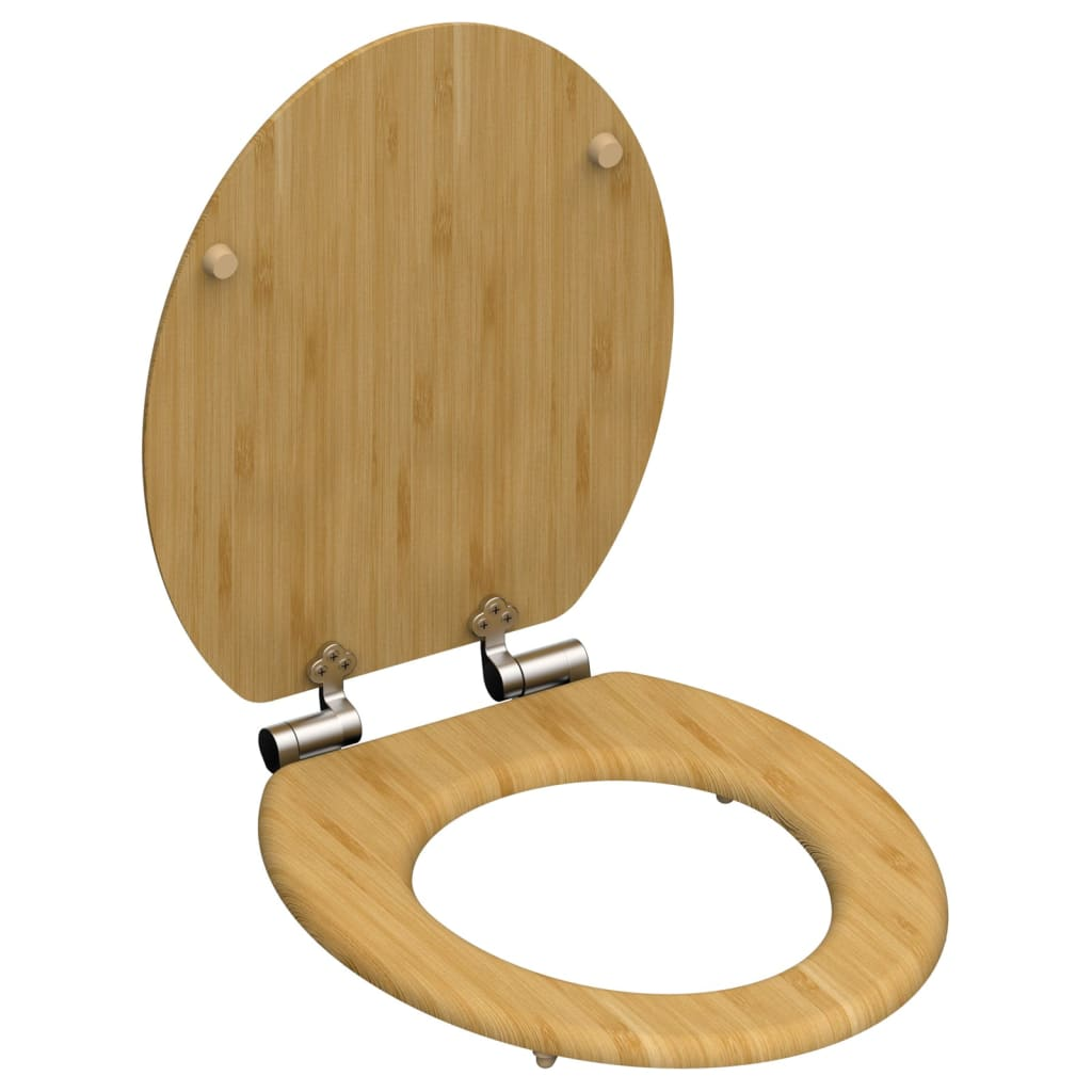 SCHÜTTE NATURAL BAMBOO finoman záródó WC-ülőke (438760)