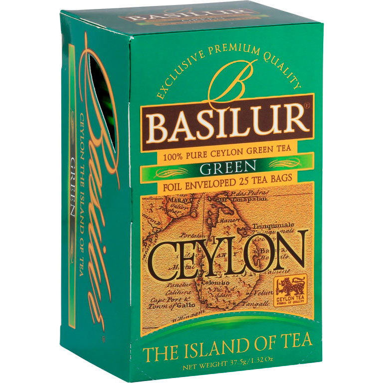 BASILUR Island of Tea green csomagolt, 25 × 1,5 g (4792252100688)