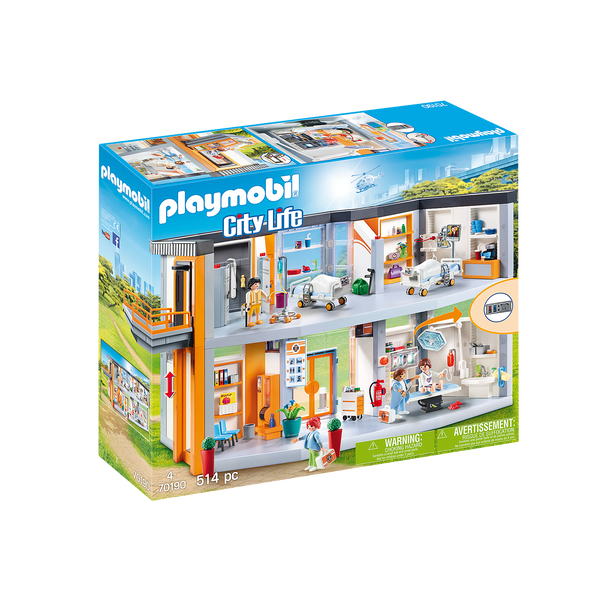 Playmobil Großes Krankenhaus mit Einrichtun 70190