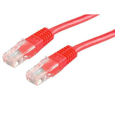 Roline UTP CAT5e patch kábel 0.5m piros (21.15.0521)