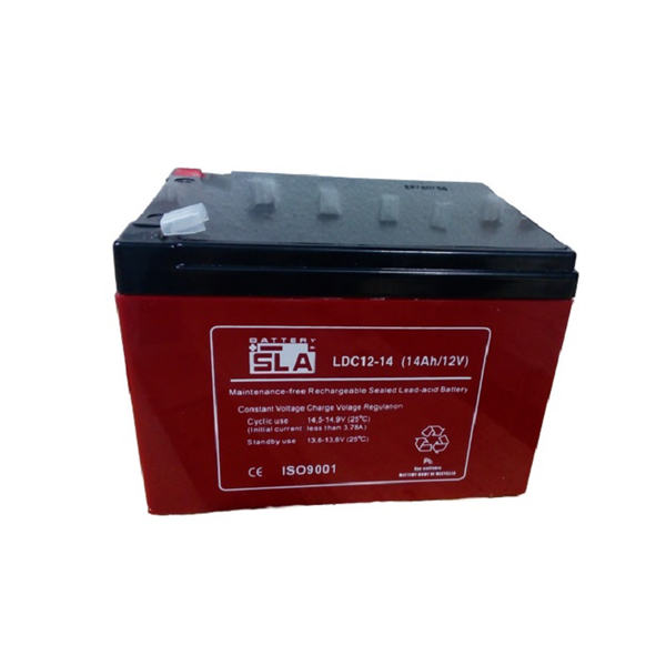 SLA LDC12-14 12V/14Ah Zárt gondozás mentes AGM ciklikus akkumulátor