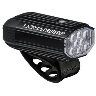 Lezyne Micro Drive Pro 1000+ Front Satin Black