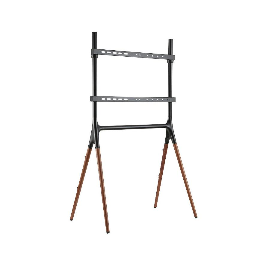 Logilink TV Floor stand, 4 walnutwood legs, 49