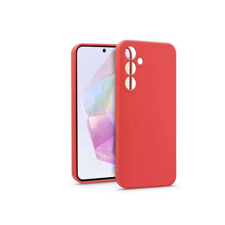 Haffner Soft szilikon tok - Samsung SM-A566 Galaxy A56 5G - piros (HF357435)