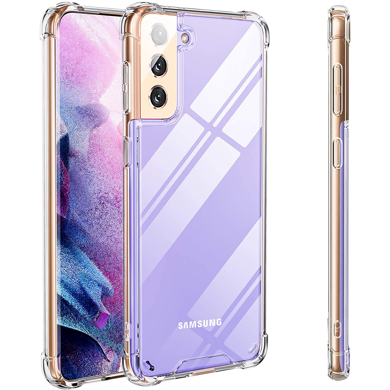 Fusion Antishock Samsung Galaxy S24 Plus Tok - Átlátszó (FSN-SHK-SA-S926B -TR)